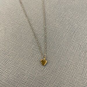 Madewell Gold Heart Pendant Necklace